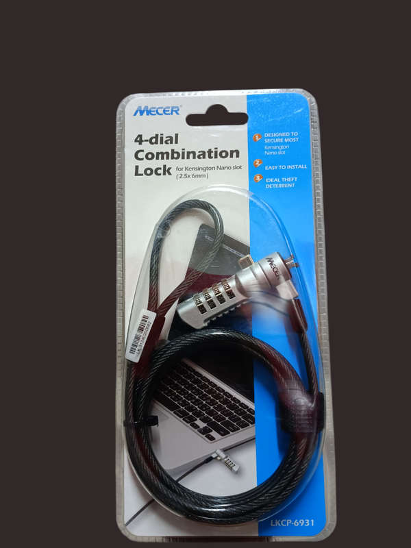 Meccer 4-Dial Combination Lock