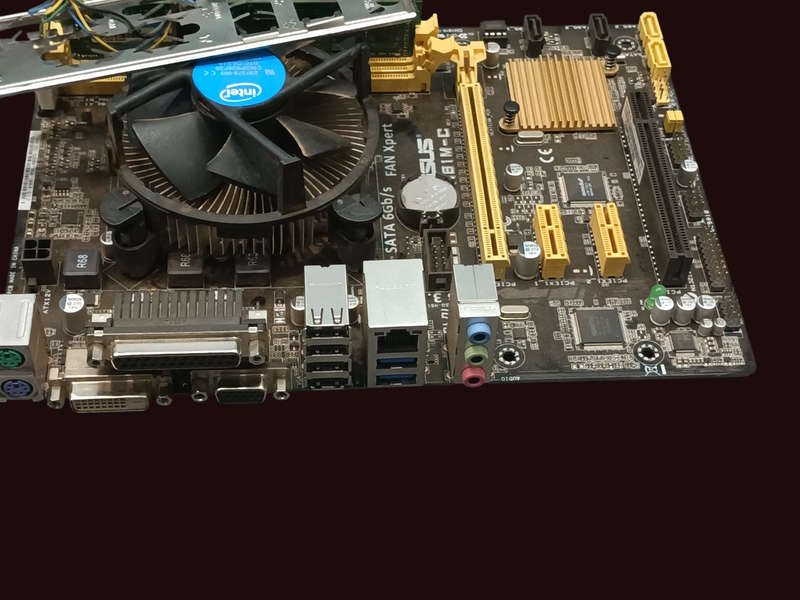 Asus H81M-C Motherboard plus Processor/Core i7 4770 Cpu/8Gb Memory/Cooler