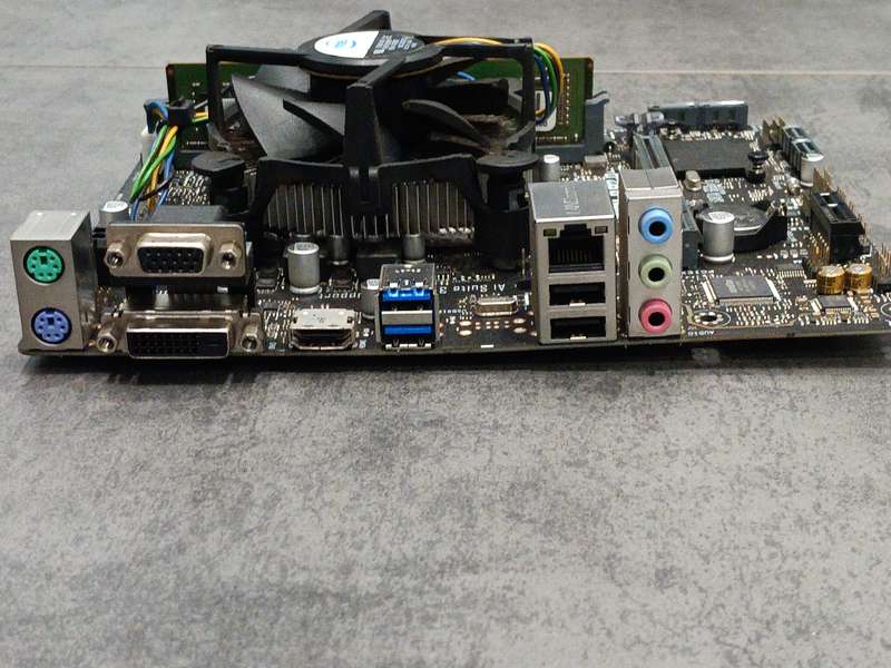ASUS Prime H310M-R R2.0 Combo/Core i5 8500 Cpu/8gb Ram/Cooler/Backplate