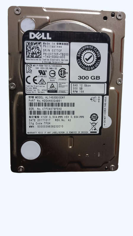 Dell Enterprise 300GB SAS 15K RPM Hard Drive