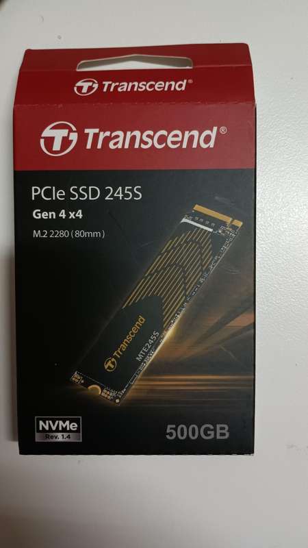 500gb Transcend PCIe Gen4 Nvme SSD