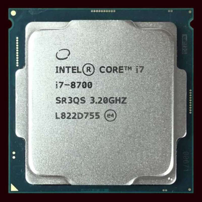 "Intel Core i7-8700 CPU  6 Cores/12 Threads/4.6GHz Turbo Boost/Gaming & Productivity"