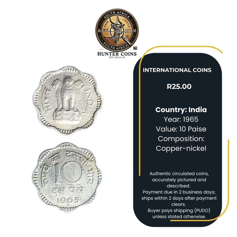 INDIA 1965  10 PAISE