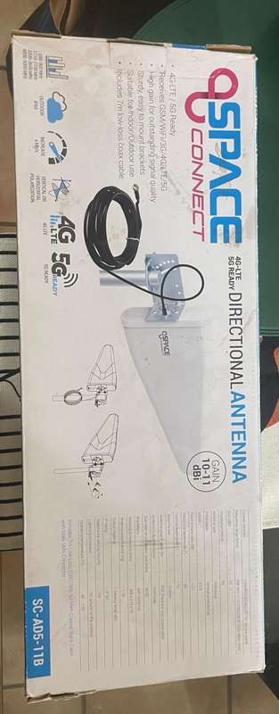 Space TV connect 5G ready directional antenna 11dB GSM/WiFi/3G/4G/5G