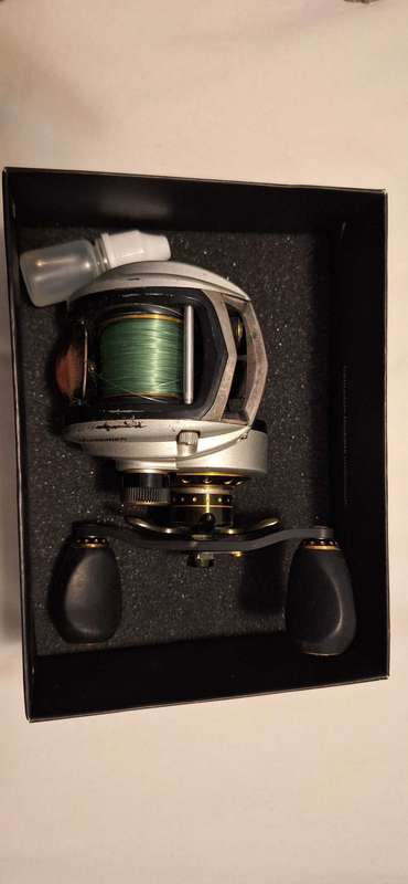 Abu Garcia Revo Premier Gen 3 baitcasting reel, including box.