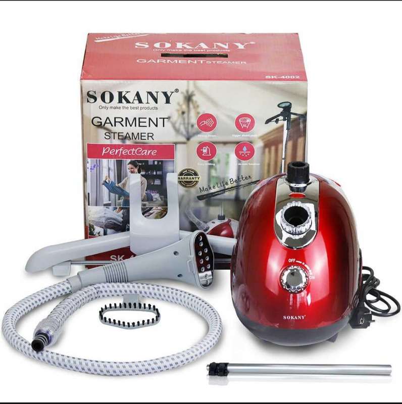 Sokany Steam Handheld Ironing Machine for All Seasons Garment - Red