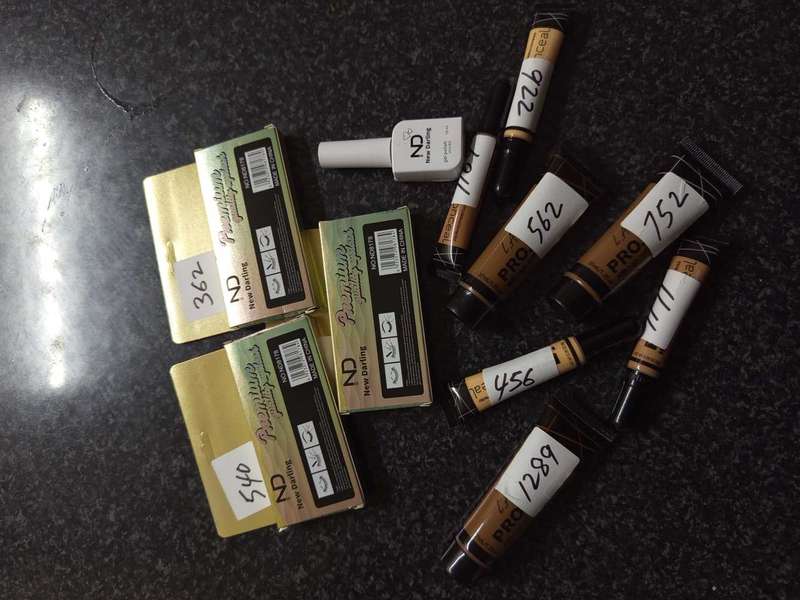 Lot of beauty products
