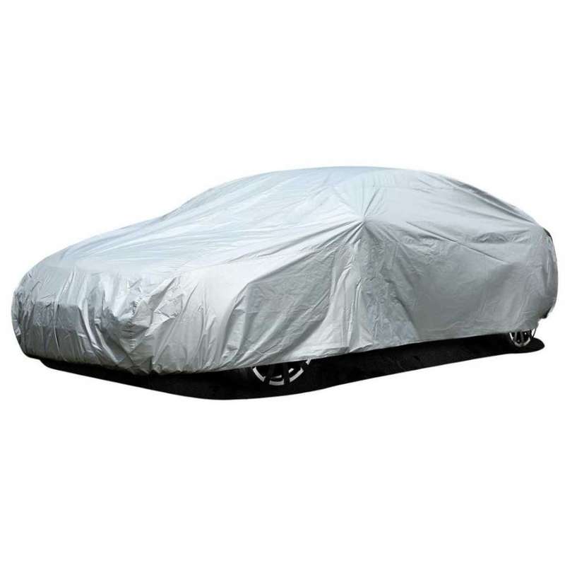 Car Cover Waterproof Sunproof Snowproof Dustproof Silver - XL