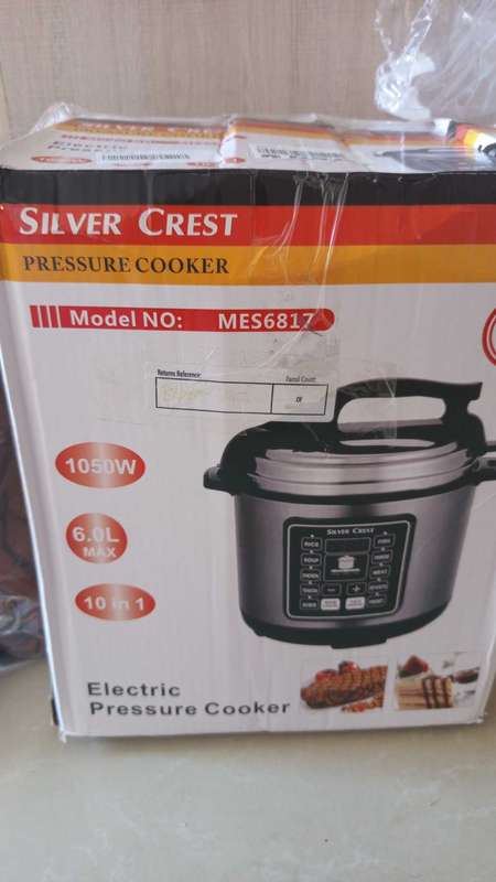 *broken handle* SilverCrest 6L MultiFunction Digital Smart Pressure Cooker - Stainless Steel