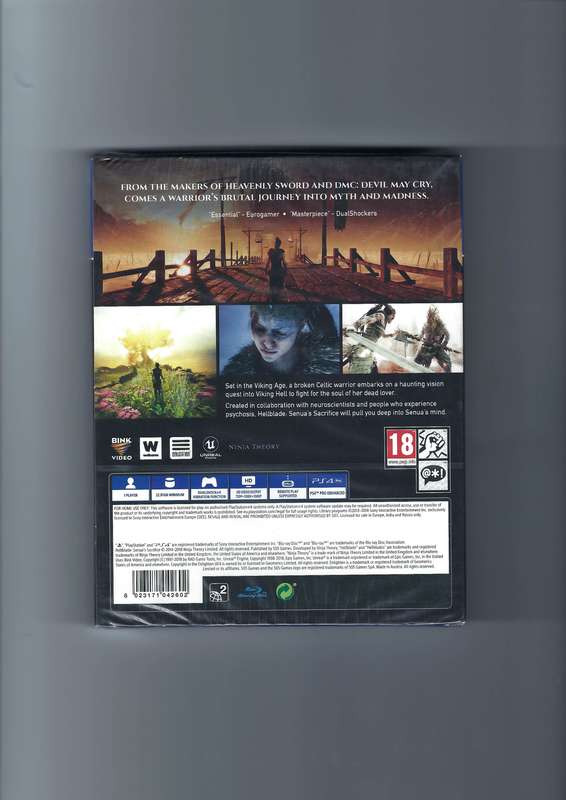 PlayStation 4: Hellblade: Senua's Sacrifice