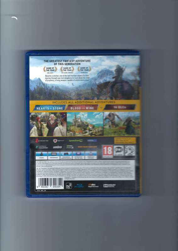 PlayStation 4: Witcher III, The: Wild Hunt - Game of the year edition