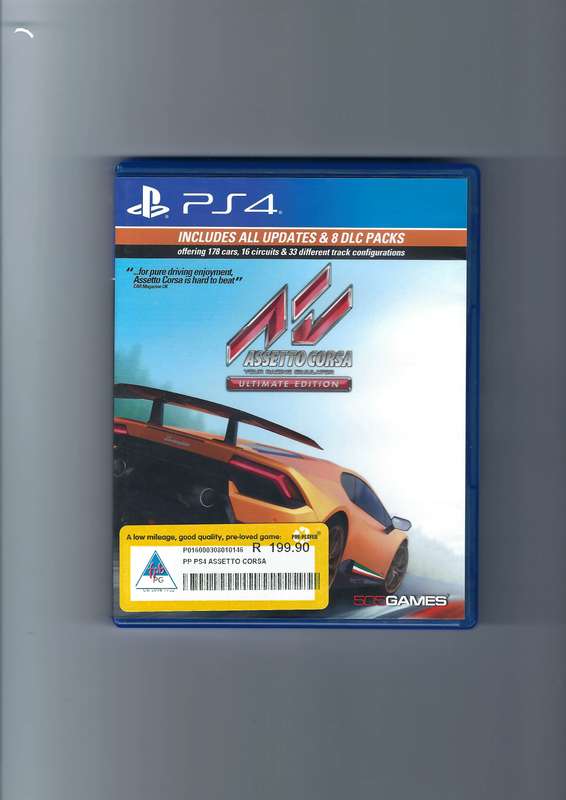 PlayStation 4: Assetto Corsa - Includes all updates & 8 DLC packs