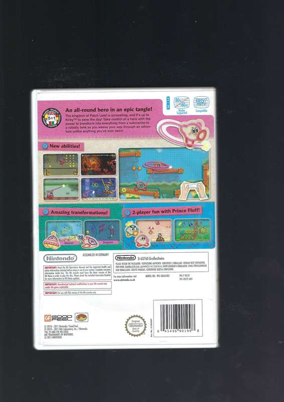 Nintendo Wii: Kirby's Epic Yarn (PAL)