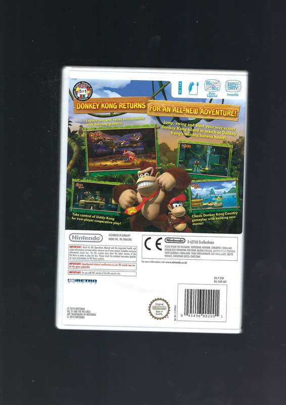 Nintendo Wii: Donkey Kong Country Returns (PAL)