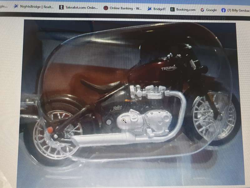 TRIUMPH BONNEVILLE    DIE CAST