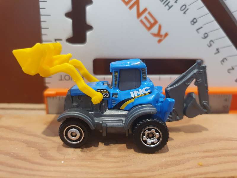 BACK HOE   MATCHBOX