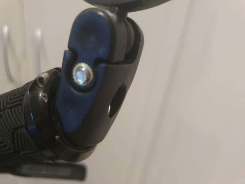 BICYCLE  REAR VIEW MIRROR    FULLY ADJUSABLE   .  FITS INSIDE HANDLE