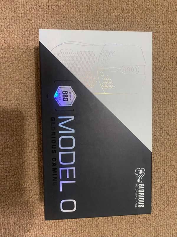 Glorious model O White Glossy Gaming Mouse