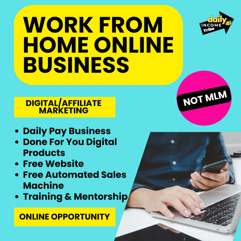 Home Business Opportunity In A Box Website Digital Affiliate Marketing Online Course Education