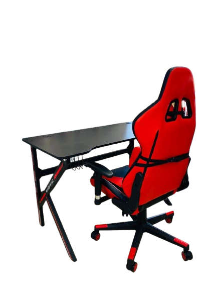 Ergonomic Gaming Chair & Desk Set  Adjustable, Sturdy, and Comfortable for Gamers