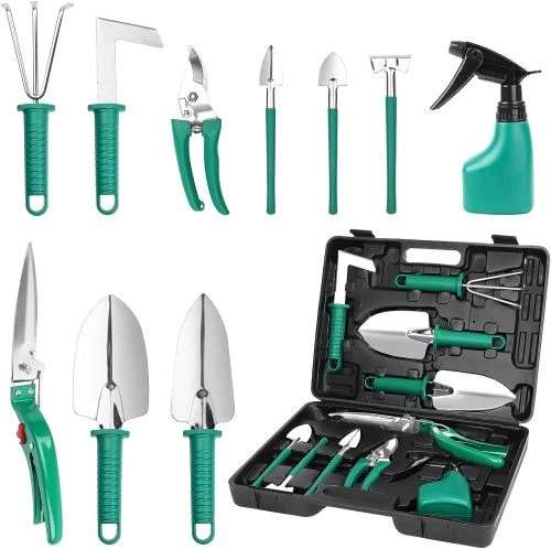 Garden Tools Shovel, Flower Tool Set, 10 Sets Of Flower Tools, Stainless Steel Flower Shovel