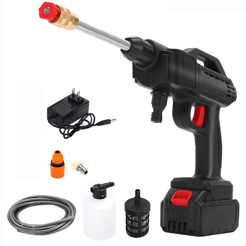 High-pressure Water Car Wash Gun Rechargeable   Convenient rechargeable high-pressure water car wash