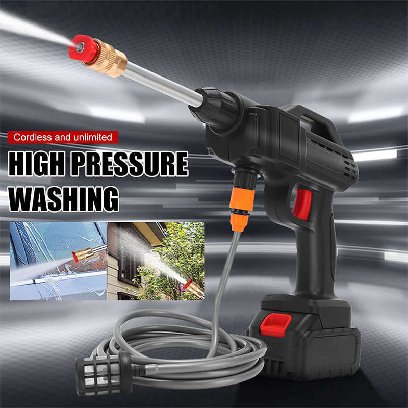 High-pressure Water Car Wash Gun Rechargeable   Convenient rechargeable high-pressure water car wash
