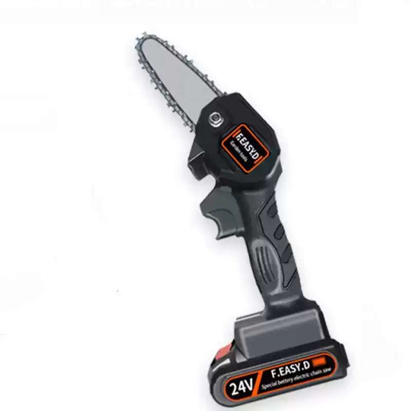 24V Mini Electric Chainsaw Rechargeable Lithium Battery Portable Electric Saw  mini handheld lithium