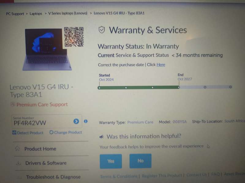Lenovo V15 G4 15.6" Core i5 13th Gen 16GB RAM 512GB SSD With 34 Months Manufacturer Warranty