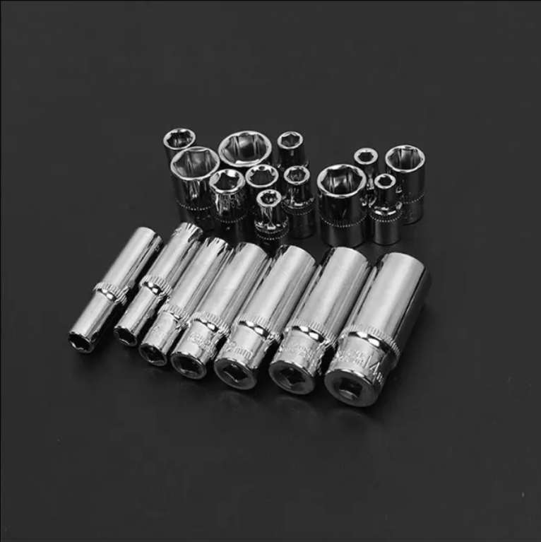53 Pieces Socket and Bit Set Screwdriver Tool Socket Set 1/4" Socket Set