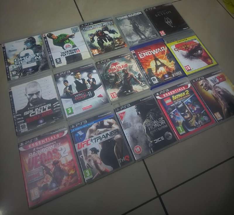 15x Playstation 3 Game Bundle (Mix)