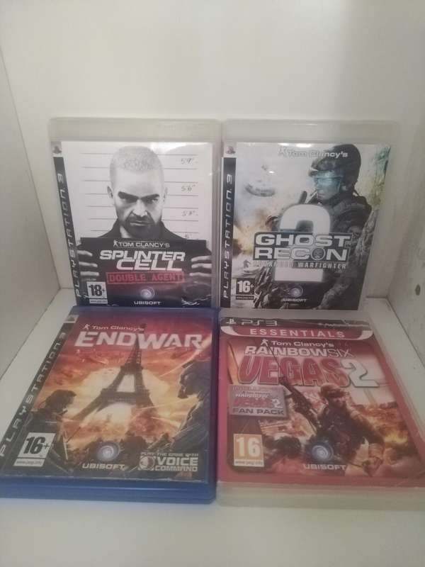4x PS3 (Playstation 3) Tom Clancy Games Bundle.