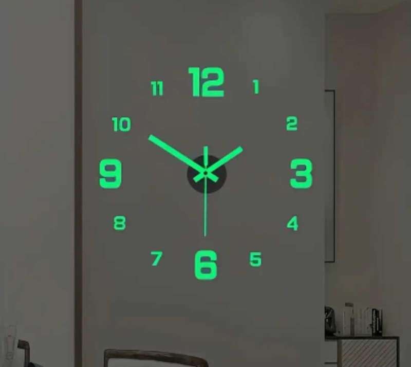 Glow in the dark clock