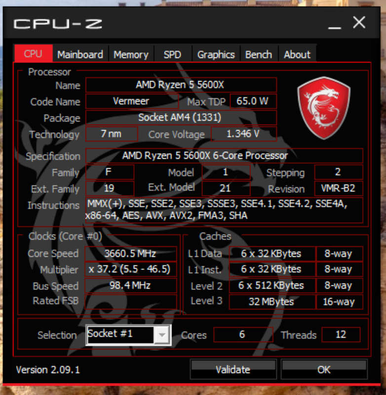 AMD Ryzen 5 5600X