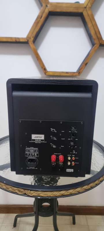 Jamo SUB 250 is a compact yet powerful long throw 8-inch powered subwoofer designed to enhance