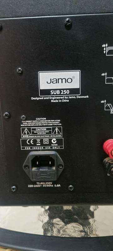 Jamo SUB 250 is a compact yet powerful long throw 8-inch powered subwoofer designed to enhance