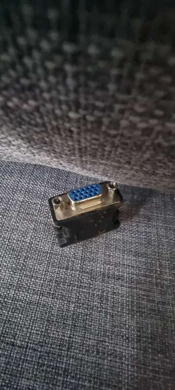 DVI-I Male to VGA 15-Pin Female Video Monitor Adapter