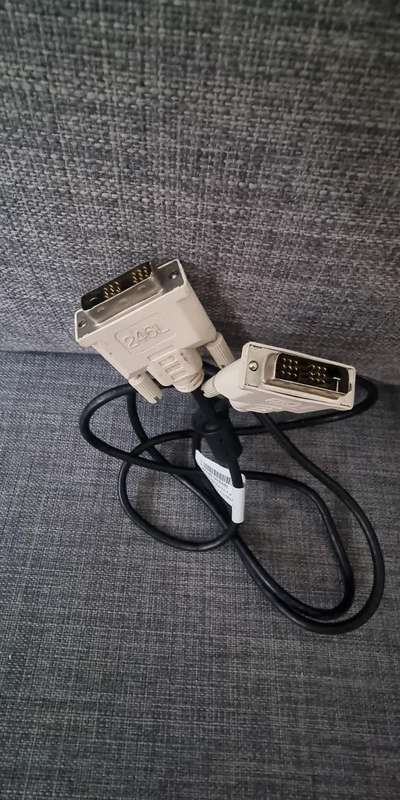 DVI-D Male to DVI-I Male 1 Meter Cable