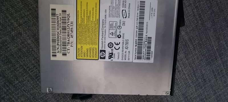 Hewlett Packard HP - AD-7561S - CD/DVD±RW / DVD-ROM/RAM SATA Drive