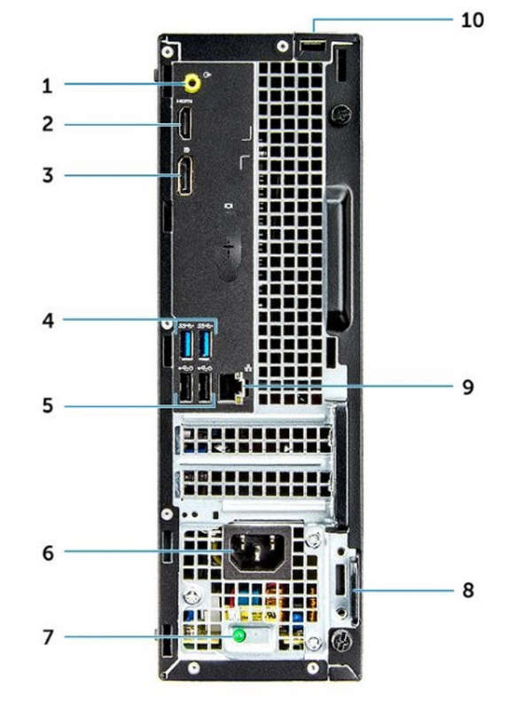 Dell OptiPlex 3050 Small Form Factor Intel Core i5-7500 @3.40GHz 7th Gen 8GB RAM, 256GB SSD