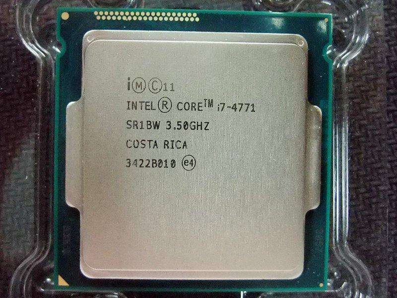 Intel Core i7-4771 4th Gen CPU Available