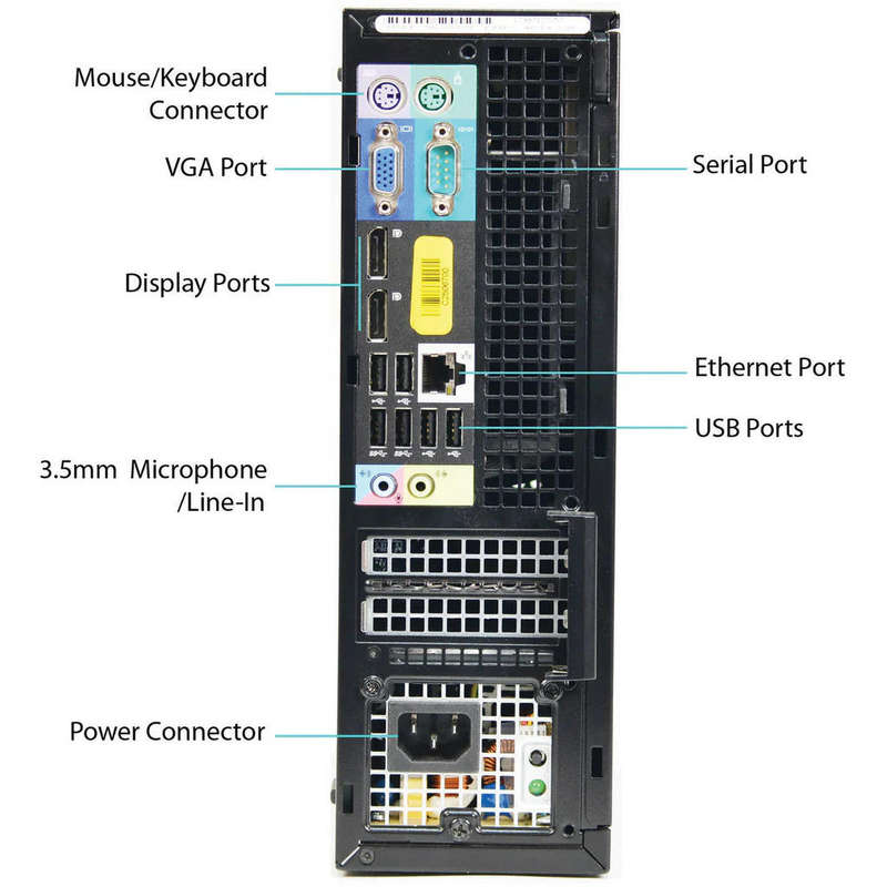 Dell Optiplex 7010 SFF Desktop PC| Intel Core i3-3rd Gen, 4GB Ram, 250GB HDD