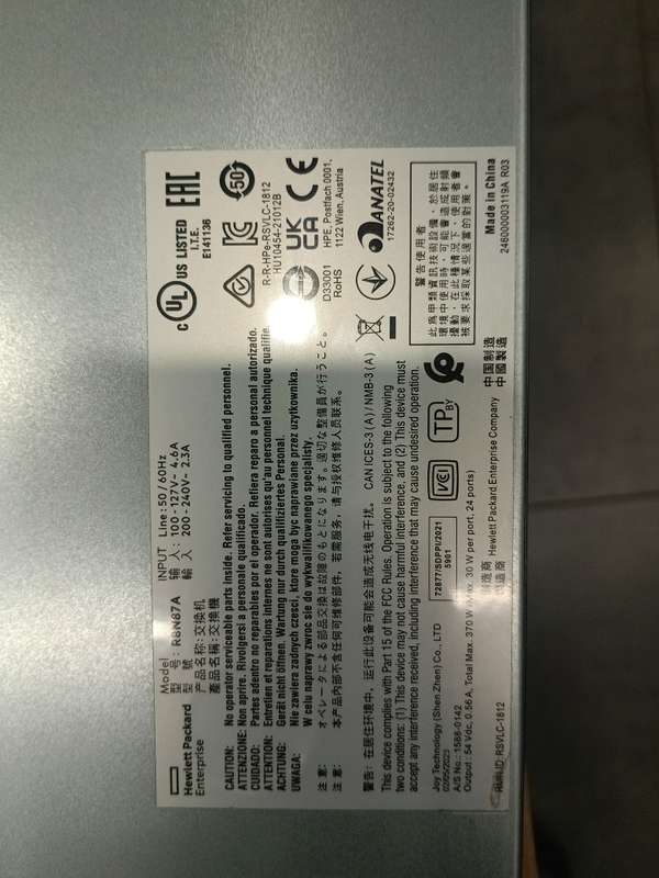 Aruba 6000 HPE R8N87A Switch