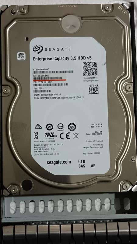 Seagate ST6000NM0095 6TB SAS DRIVE