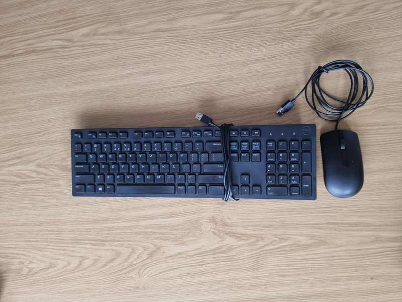 Original Dell Mouse and Keyboard wired, used working clean condition give away price