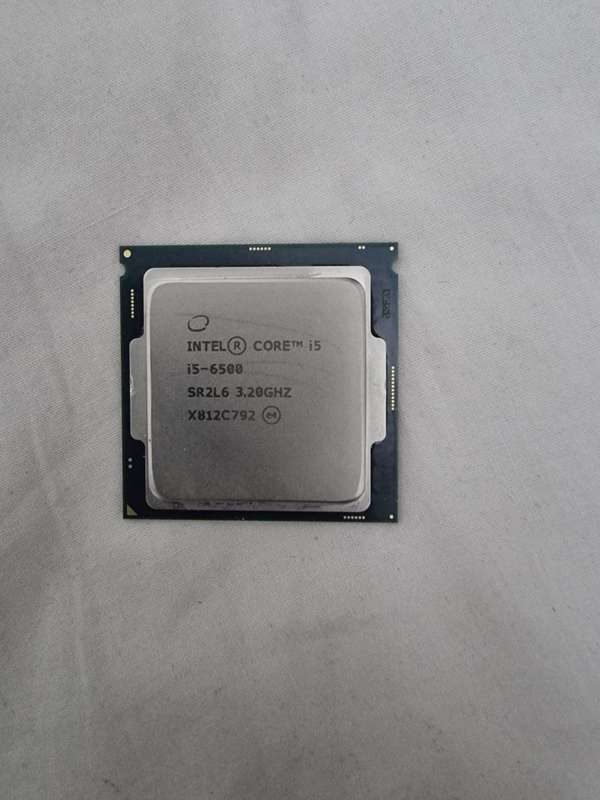 Intel Core i5-6500 6th Generation CPU @ 3.2GHz Base. Socket: LGA 1151