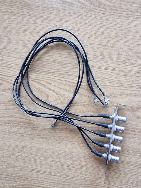 DVS SDI dual in/out cables for Stream Card
