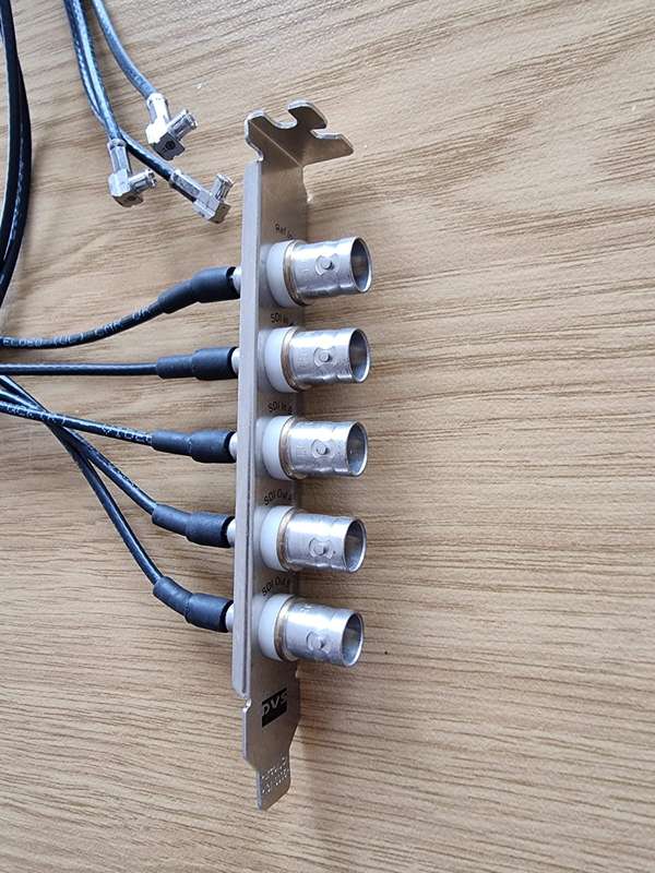 DVS SDI dual in/out cables for Stream Card