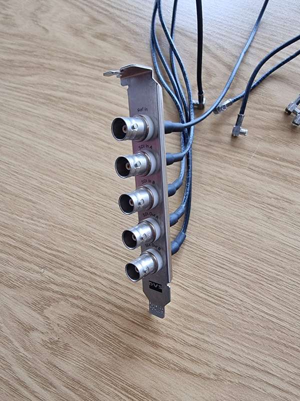 DVS SDI dual in/out cables for Stream Card