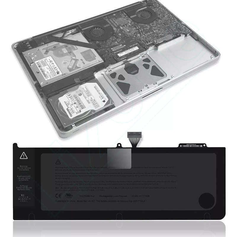 A1382 Apple MacBook Pro 15" Unibody Replacement Battery, Fits from A1286 Early 2011 to Mid 2012